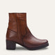 Masia Genuine Leather Brown Boots