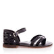 Amora Genuine Leather Women Sandals Black