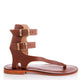 Gabrielle Genuine Leather Women Sandals Tan