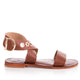 Alessandra Genuine Leather Women Sandals Tan