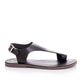 Dahlia Genuine Leather Women Sandals Black