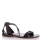 Electra Genuine Leather Women Sandals Black