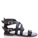 Ottavia Genuine Leather Women Sandals Black