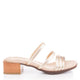 Benedetta Genuine Leather Women Sandals Gold