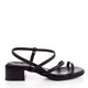 Carina Genuine Leather Women Sandals Black