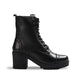 Crotone Genuine Leather Black Boots