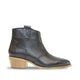 Pomezia Genuine Leather Black Boots