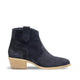 Pomezia Genuine Leather Navy Blue Boots