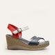 Lorca Genuine Leather Mixed Color Sandal