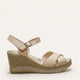 Lorca Genuine Leather Beige Sandal
