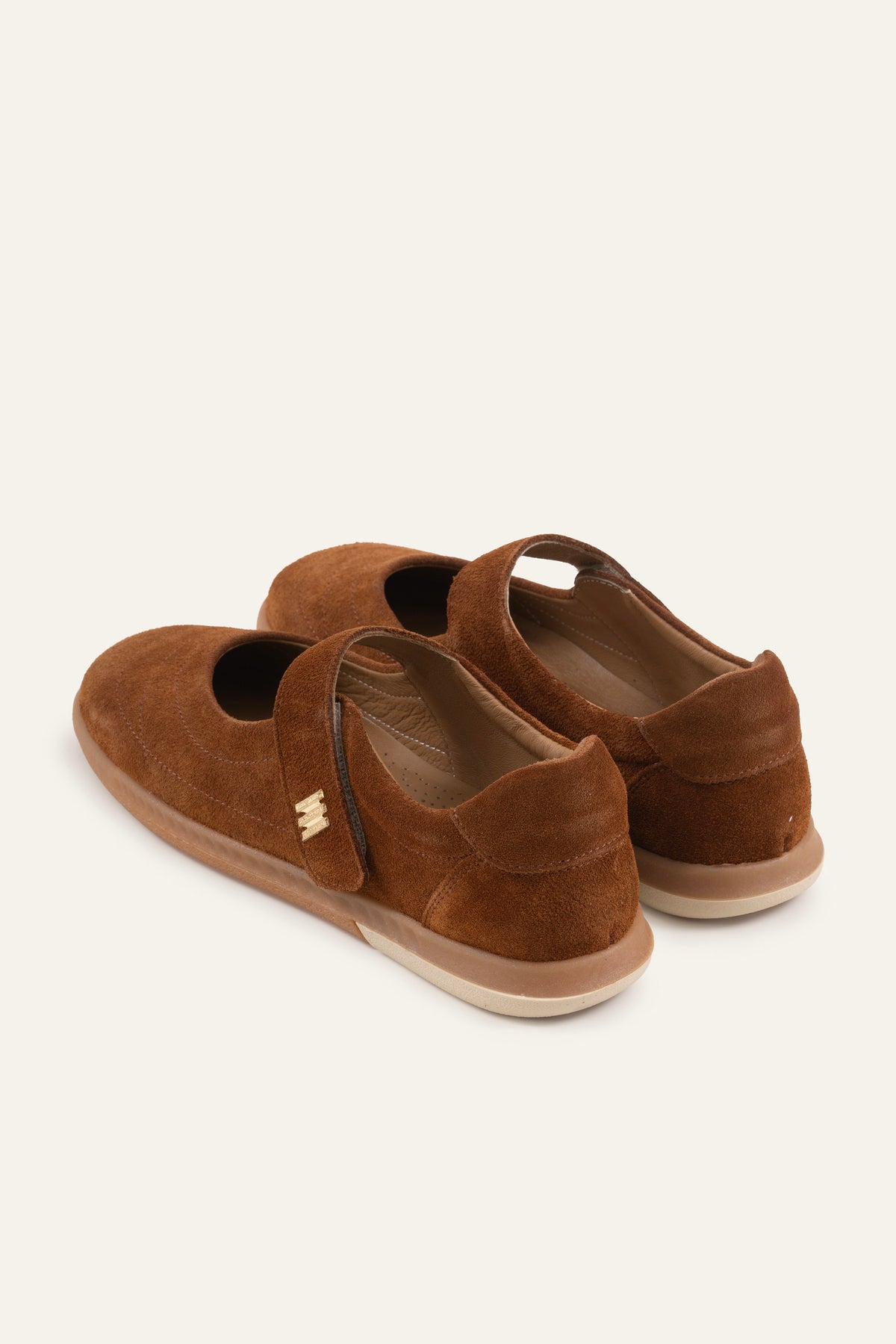 Pesaro Genuine Suede Women Mary Jane Flats Brown - view 4
