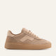 Verona Genuine Suede Women Sneakers Beige