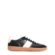 Antigo Genuine Leather Women Sneakers Black