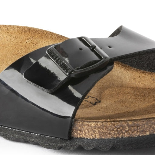 Madrid Patent Black Birko-Flor Regular