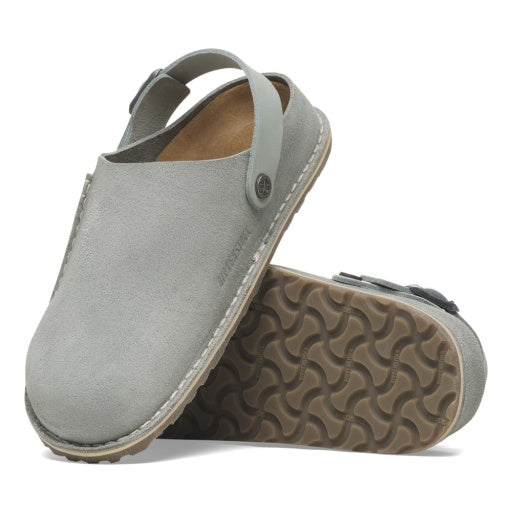 Lutry Pure Sage Suede Leather Narrow