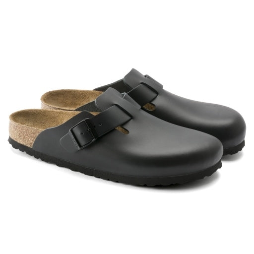 Boston Black Smooth Leather Regular
