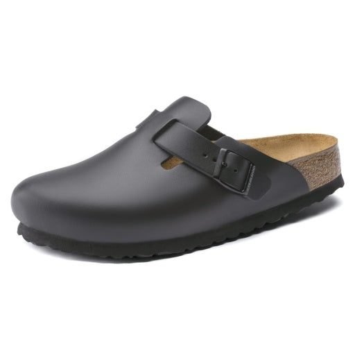 Boston Black Smooth Leather Regular