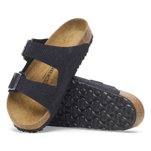 Arizona Corduroy Midnight Embossed Suede Leather Regular