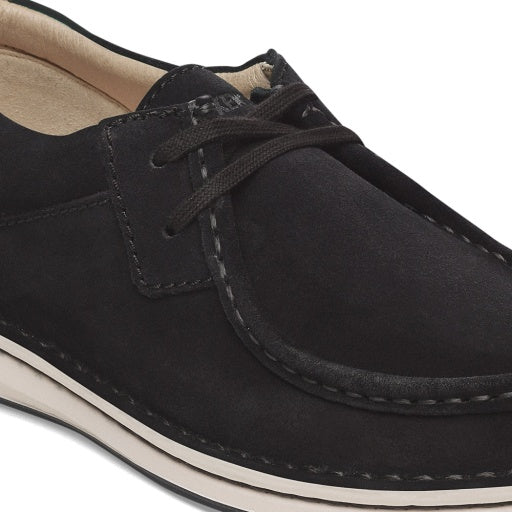 Pasadena Black Suede Leather Regular