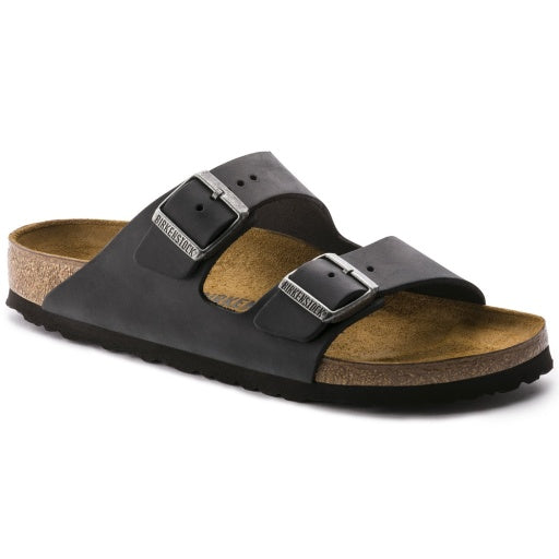 Arizona Black Oiled Leather Narrow