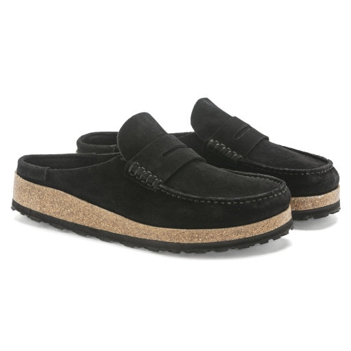Naples Black Suede Leather Regular