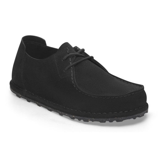 Utti Lace Black Suede Leather Regular