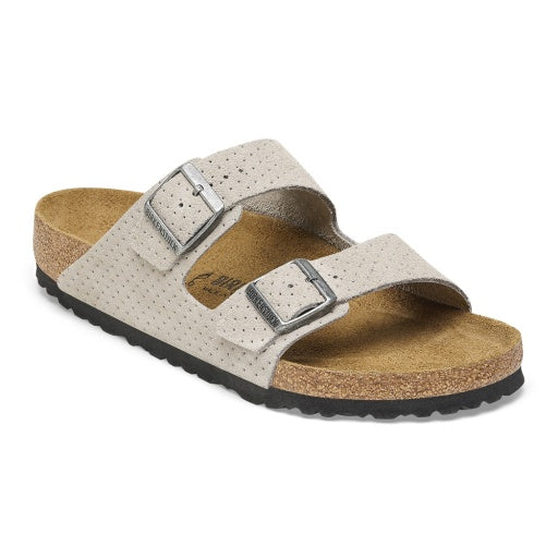 Arizona Stone Coin Embossed Suede Leather Regular