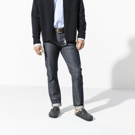 Boston Black Oiled Leather Regular