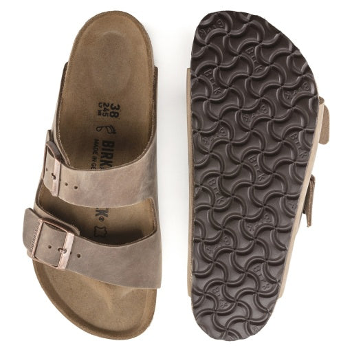 Arizona Tabacco Brown Oiled Leather Narrow