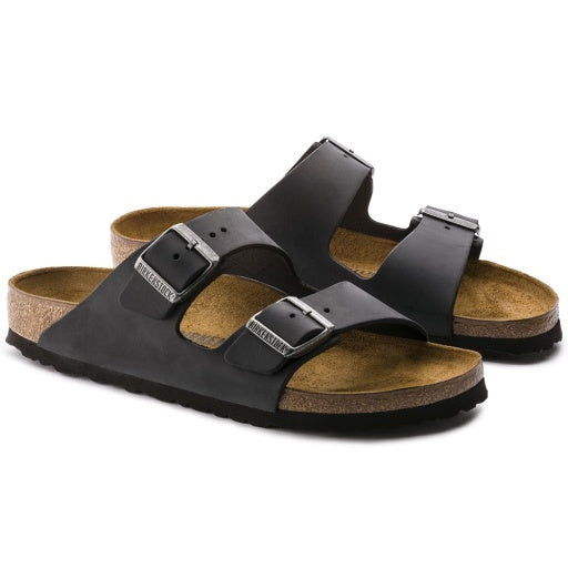 Arizona Black Oiled Leather Narrow