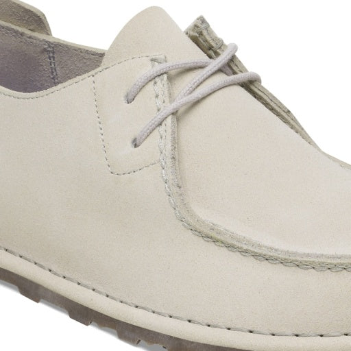 Utti Lace Antique White Suede Leather Regular