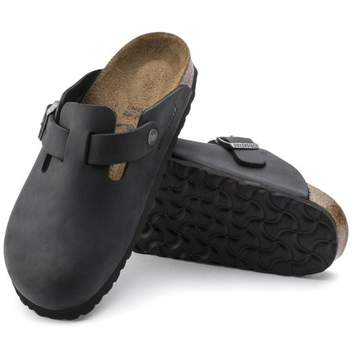 Boston Black Oiled Leather Regular
