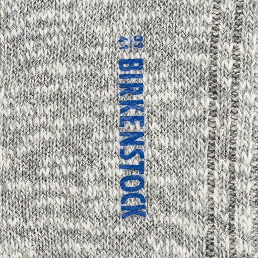 Cotton Slub Grey White