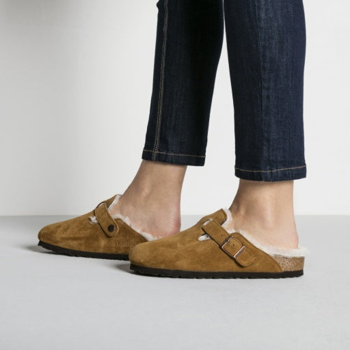 Boston Shearling Mink Suede Leather/Shearling Regular