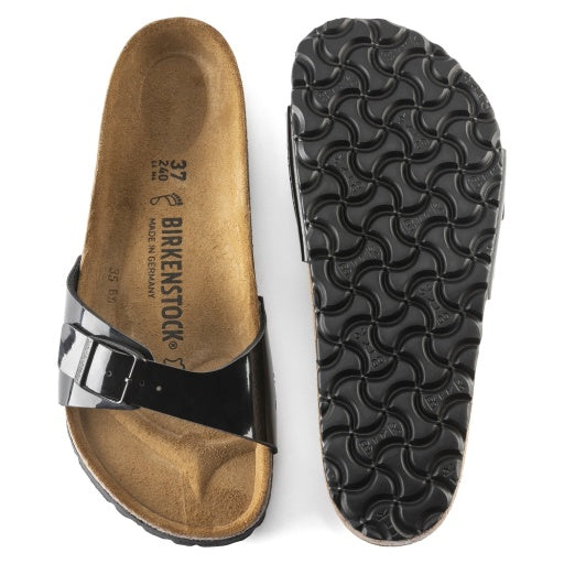Madrid Patent Black Birko-Flor Regular