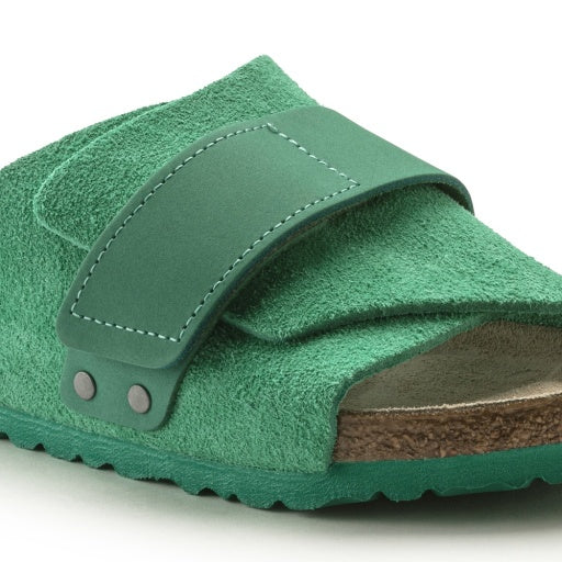 Kyoto Bold Green Suede/Nubuck Leather Narrow