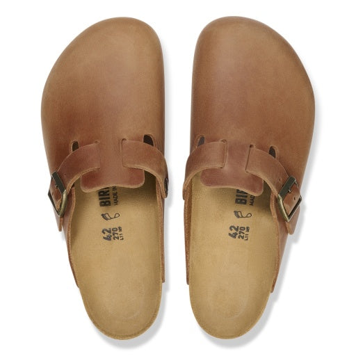 Boston Cognac Oiled Leather Regular
