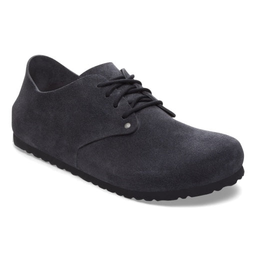 Maine Charcoal Suede Leather Regular