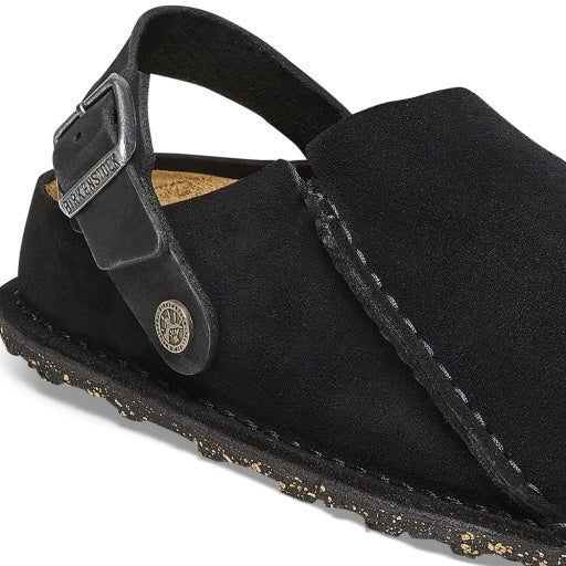 Lutry Black Suede Leather Regular