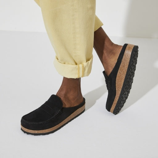 Naples Black Suede Leather Regular