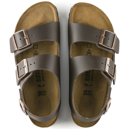 Milano Dark Brown Smooth Leather Regular