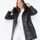 Chloe Black Leather Jacket Women Jeyka