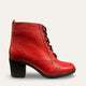 Hilsa Genuine Leather Red Boots