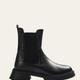 Asalina Genuine Leather Black Boots