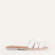 Begonia Genuine Leather Women Sandals White
