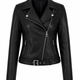 Stefania Black Leather Jacket Women Jeyka