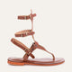Brigida Genuine Leather Women Sandals Tan