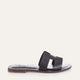 Campana Genuine Leather Women Sandals Black