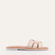 Begonia Genuine Leather Women Sandals Beige
