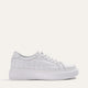 Cecilia Genuine Leather Women Sneakers White